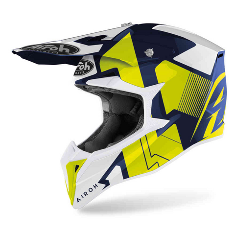 airoh-wraap-raze-blue-yellow-motorbike-helmet
