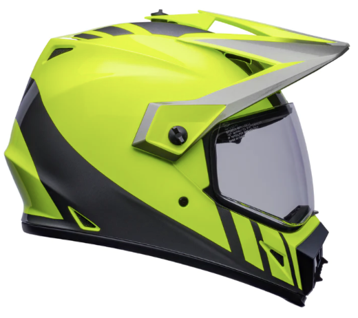 Bell MX-9 Adventure MIPS Dash HiViz/Grey Motorcycle Helmet – SGI