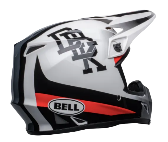 Bell MX-9 MIPS Twitch DBK Gloss White/Black Motocross Helmet RSA