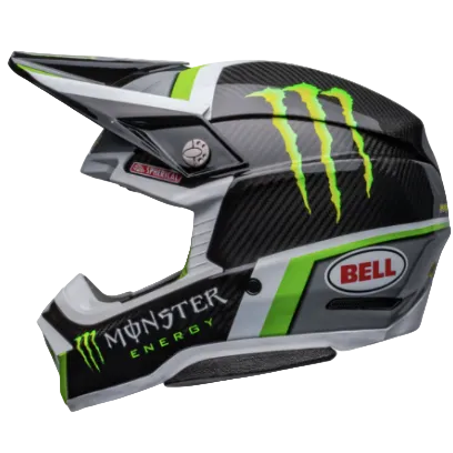 Bell Moto-10 Spherical Pro Circuit 22 Black/Green Motocross Helmet