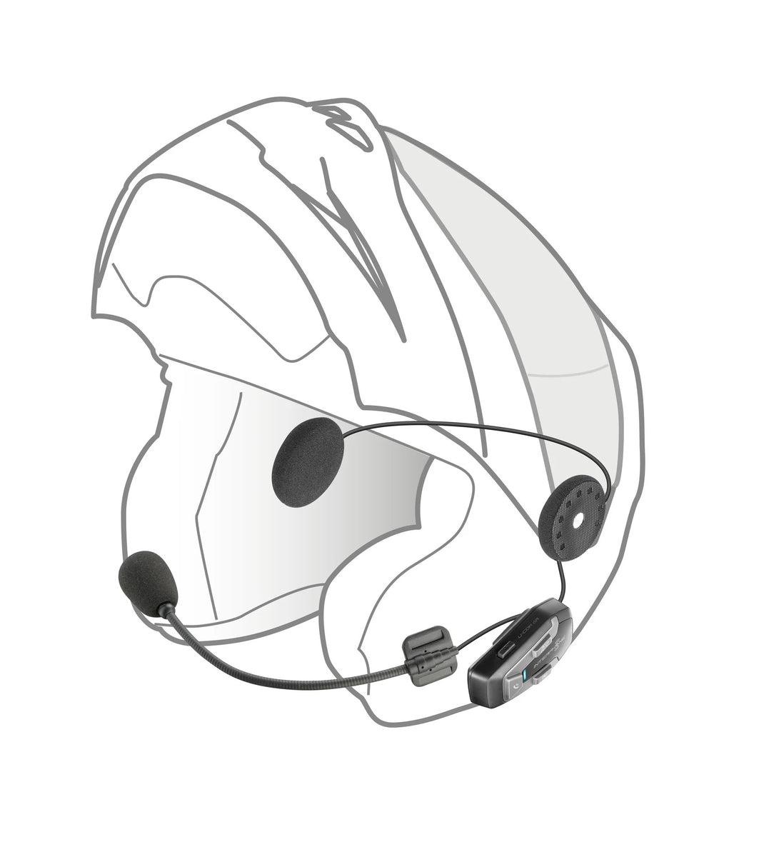 Interphone 8R Bluetooth Motorcycle Headset (Single Unit) SGI