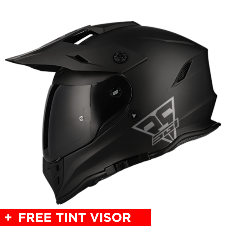 bike helmets online south africa SGI DSV3 Onyx Matt Black Motorcycle Helmet