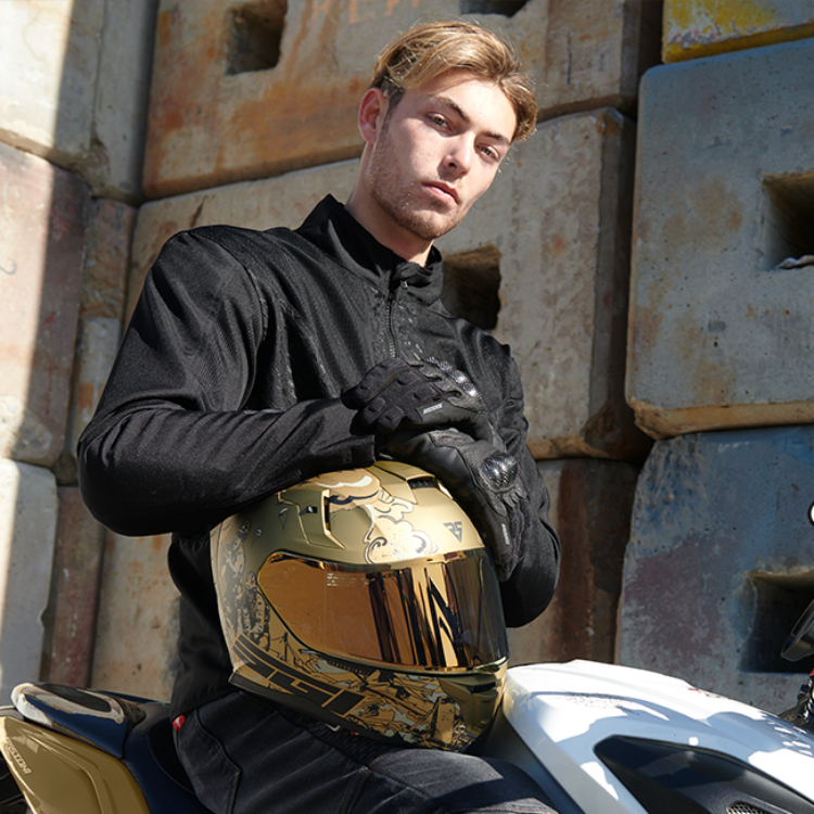 Helmet Enginehawk Leather Jacket Renegade Ruroc Leather