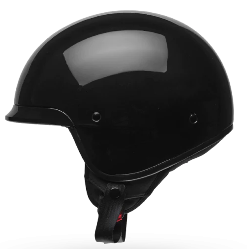 Bell Scout Air Gloss Black Half Motorcycle Helmet | Bike Helmets