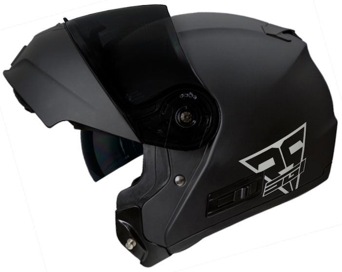 All black online motorbike helmet