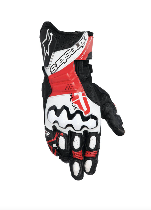 Alpinestars GP Plus R V3 Black/White/Red Motorcycle Gloves