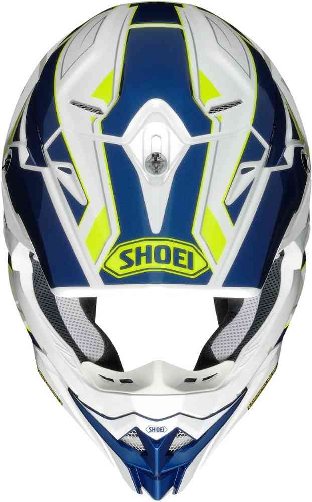 Shoei VFX-WR Allegiant White/Blue/Fluo Motocross Helmet South