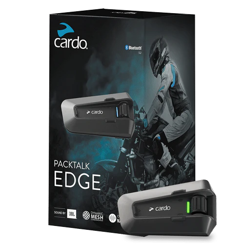 Cardo Packtalk Edge Helmet Intercom | 2X 4X Bold Helmet Intercoms