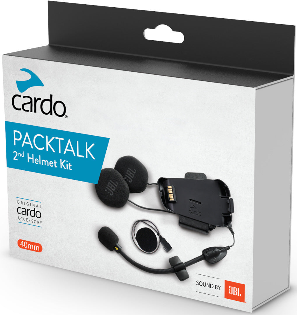 Cardo Packtalk 2nd Helmet Kit JBL Expansion Set | Helmet Intercom