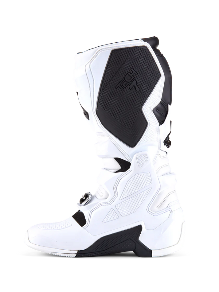 Alpinestars Tech 7 Boots 2025 White/Black Motocross Boots – SGI Alpinestars Tech 7 Boots 2025 White/Black Motocross Boots – SGI