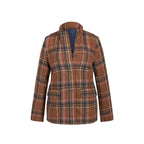 Merla Darley Ladies Plaid Motorcycle Jacket (Abrasion Resistant)