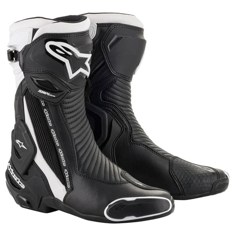Alpinestars SMX-Plus V2 Black/White Motorcycle Boots