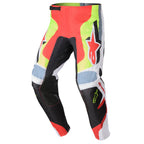 Alpinestars 2024 Fluid Agent Black/Mars Red/Yellow Fluo Motocross Pants