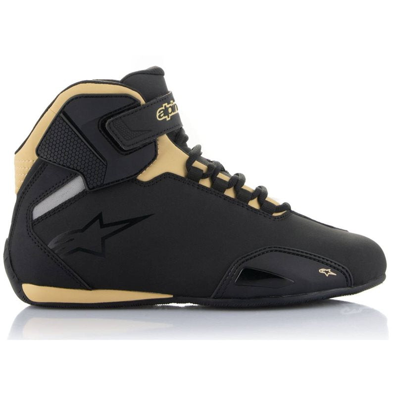 Alpinestars Stella Sektor Shoes Black/Champagne Motorbike Boots