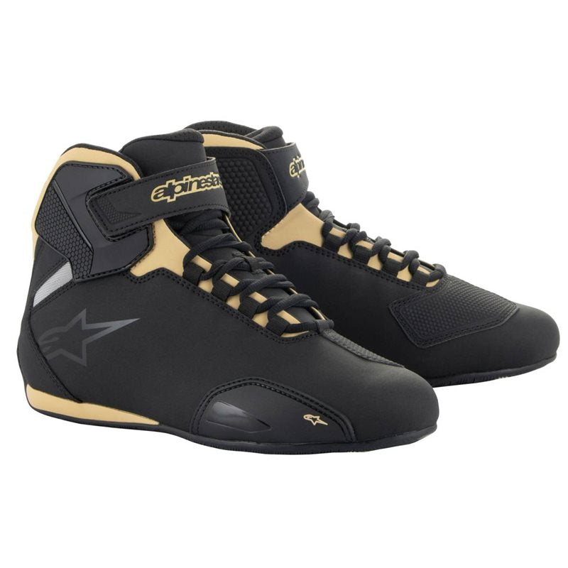 Alpinestars Stella Sektor Shoes Black/Champagne Motorbike Boots