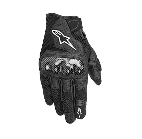 Alpinestars SMX-1 Air V2 Carbon Black Motorcycle Gloves