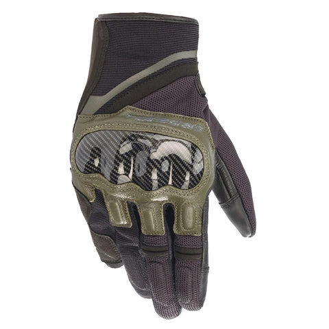 alpinestars-chrome-black-forest-green-motorcycle-gloves