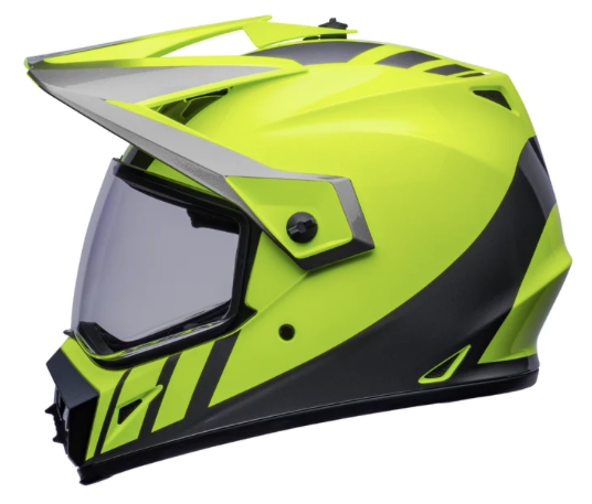 Bell MX-9 Adventure MIPS Dash HiViz/Grey Motorcycle Helmet – SGI