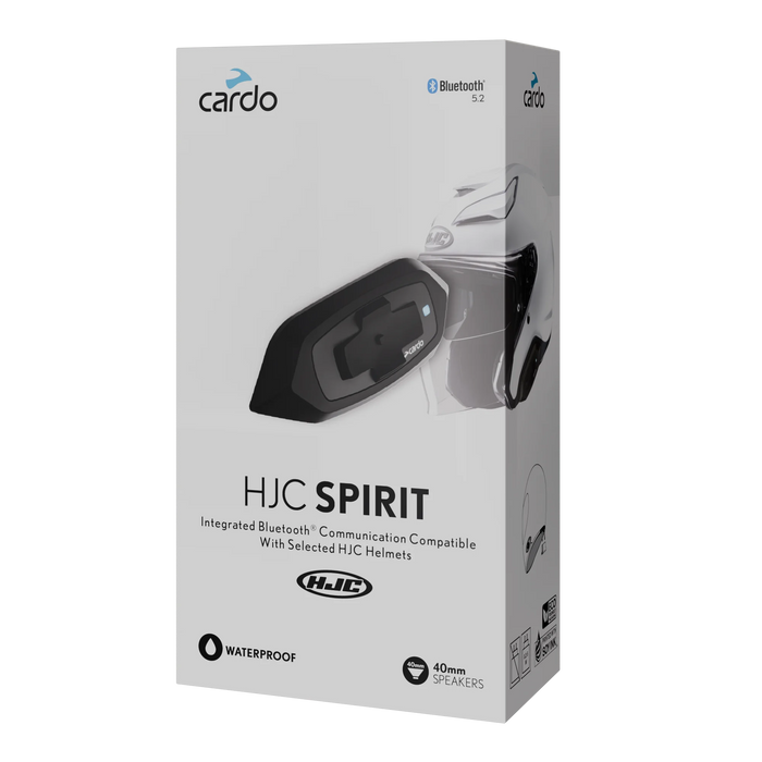 Cardo HJC Spirit Communication System Single Pack