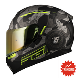 SGI Encounter Trooper Fluo Motorbike Helmet