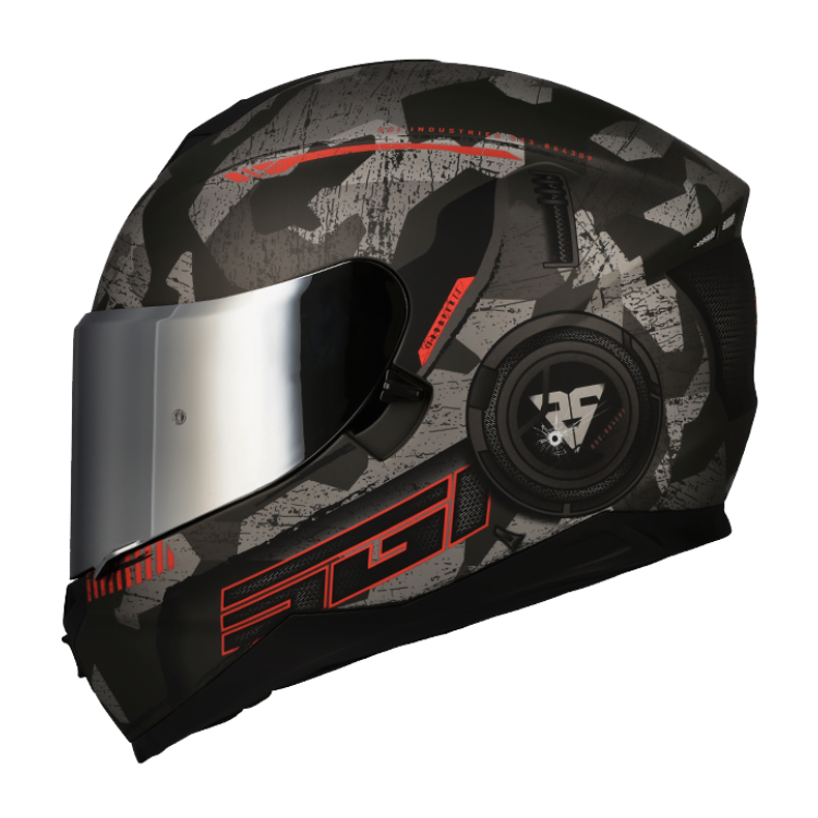 buy motorcycle helmets online south africa SGI Encounter Trooper Red Motorcycle Helmet