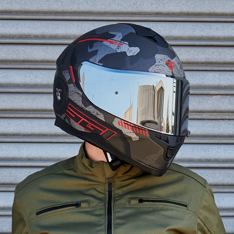 bike helmet prices in south africa SGI Encounter Trooper Red Motorcycle Helmet