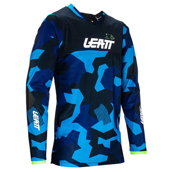 Leatt Moto 4.5 Enduro Blue Motocross Jersey