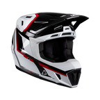Leatt Helmet Kit Moto 7.5 White/Red with 4.5 Goggle