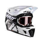 Leatt Helmet Kit Moto 9.5 Carbon/White with 6.5 Iriz Goggle