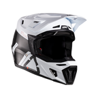 Leatt Helmet Kit Moto 9.5 Carbon/White with 6.5 Iriz Goggle