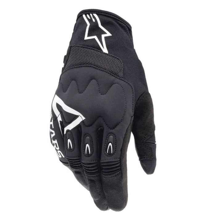 alpinestars-techdura-black-motorcycle-gloves