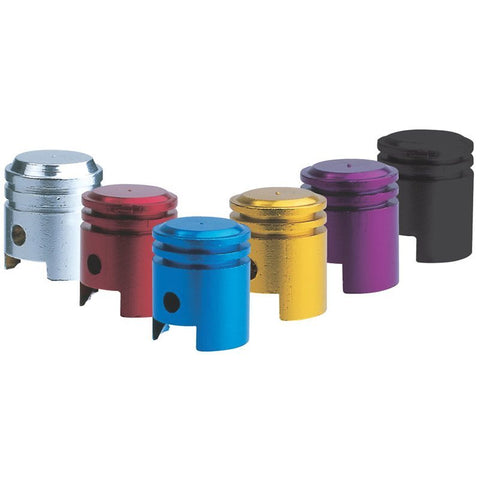 Oxford Piston Dust Valve Caps (2pk) Red