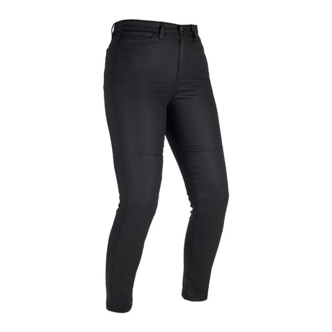 Oxford Waxed Ladies Jeggings Pant Black