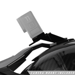 SGI Realm Ascent Gun-Metal/White Fibreglass Motorcycle Helmet