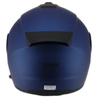SGI Fusion 2.0 Matt Metallic Blue Flip Up Motorcycle Helmet