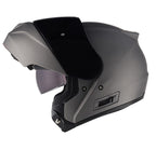 SGI Fusion 2.0 Matt Metallic Charcoal Flip Up Motorcycle Helmet