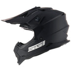 SGI Rapid Youth MX Matt Black Motocross Helmet