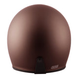 SGI Raven Matt Brown Open Face Motorcycle Helmet