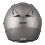 SGI Revo Matt Titanium Open Face Motorcycle Helmet