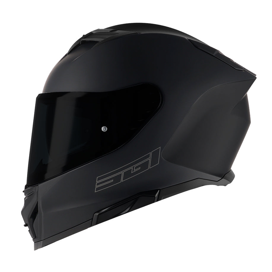 SGI Venom Matt Black Full Face Helmet