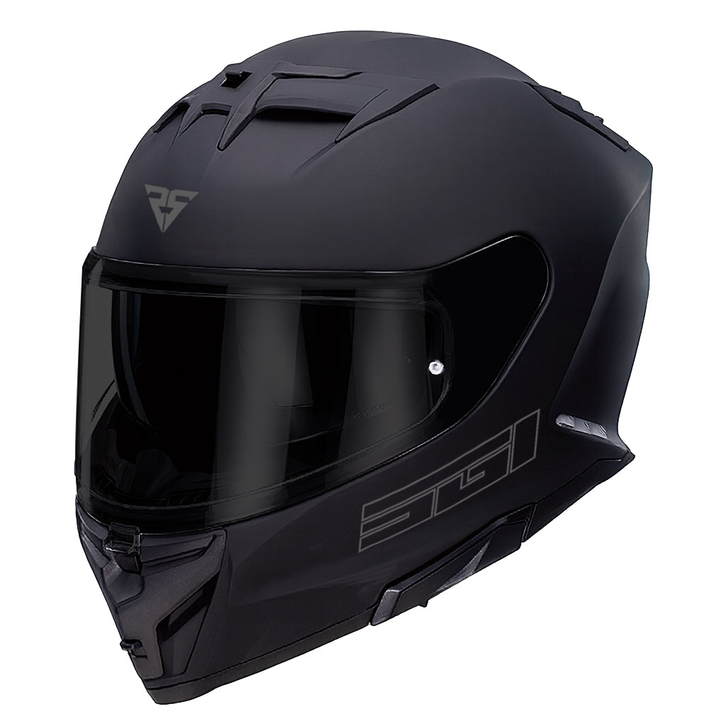 SGI Venom Matt Black Full Face Helmet