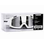 SGI Strike Goggles Gloss White Mirror Lens