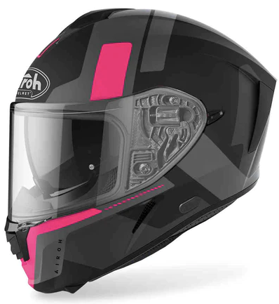 airoh-spark-shogun-matt-black-pink-motorbike-helmet