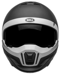 Bell Broozer Cranium Matte Black/White Motorcycle Helmet