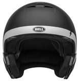 Bell Broozer Cranium Matte Black/White Motorcycle Helmet