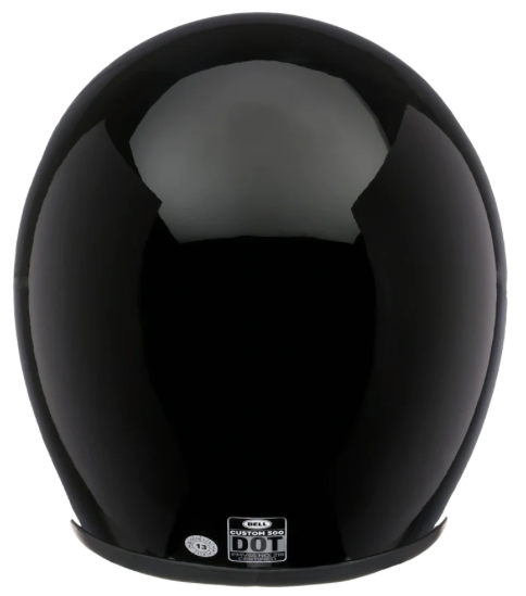 Bell Custom 500 Black Open Face Motorcycle Helmet