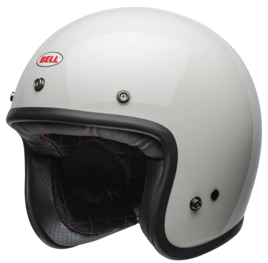 bell 500 helmet south africa Bell Custom 500 Vintage White Open Face Motorcycle Helmet