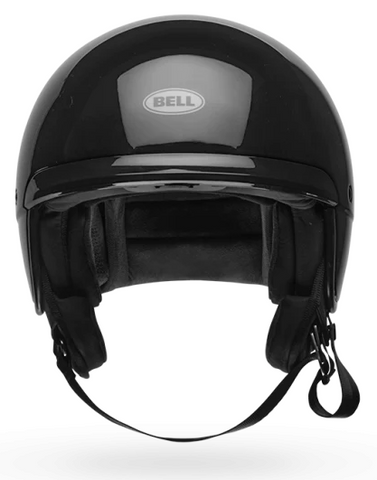Bell Scout Air Gloss Black Half Motorcycle Helmet Bike Helmets