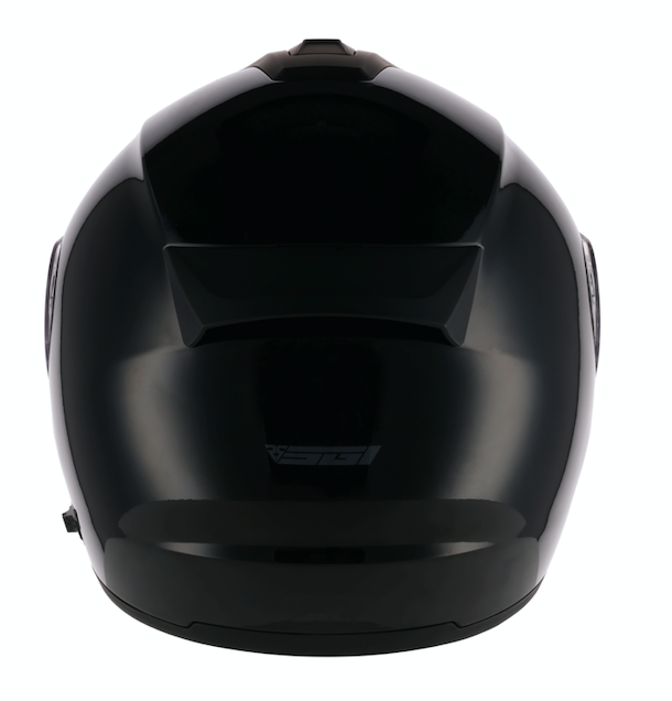 SGI Fusion 2.0 Gloss Black Flip Up Motorcycle Helmet