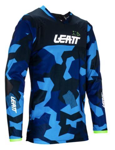 Leatt Moto 4.5 Enduro Blue Motocross Jersey